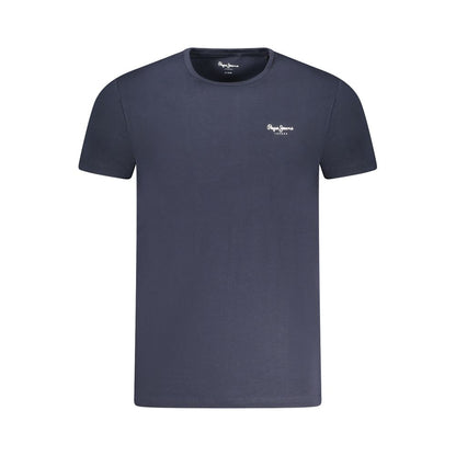 Pepe Jeans – Blaues Herren-T-Shirt aus Baumwolle