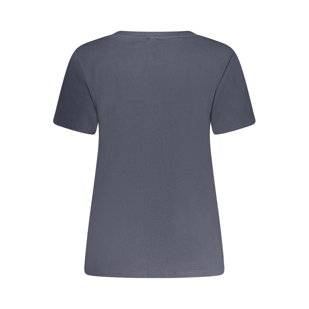 Pepe Jeans – Blaues Baumwoll-T-Shirt für Damen