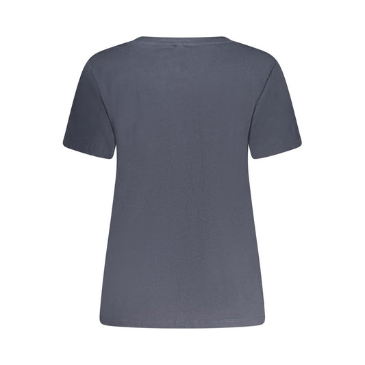 Pepe Jeans – Blaues Baumwoll-T-Shirt für Damen