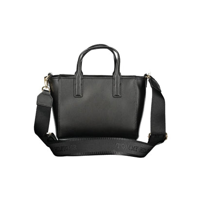 Tommy Hilfiger – Schwarze Polyester-Handtasche für Damen