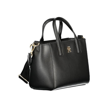 Tommy Hilfiger – Schwarze Polyester-Handtasche für Damen
