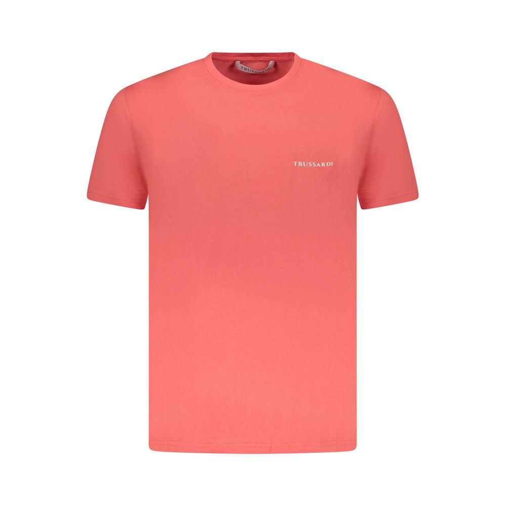 Trussardi Rosa Baumwolle Herren T-Shirt