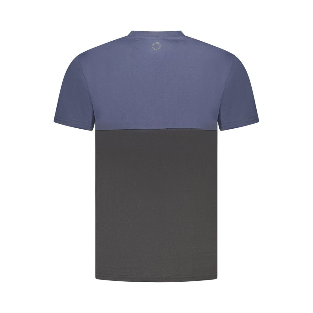 Trussardi Blaues Herren-T-Shirt aus Baumwolle