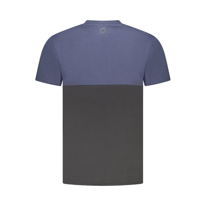Trussardi Blaues Herren-T-Shirt aus Baumwolle