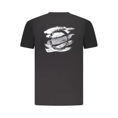 Trussardi Schwarzes Herren-T-Shirt aus Baumwolle