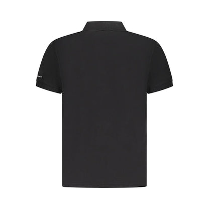 Trussardi Schwarzes Poloshirt aus Baumwolle für Herren