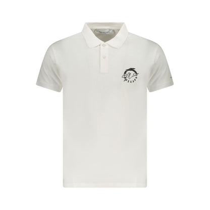 Trussardi Weißes Poloshirt aus Baumwolle für Herren