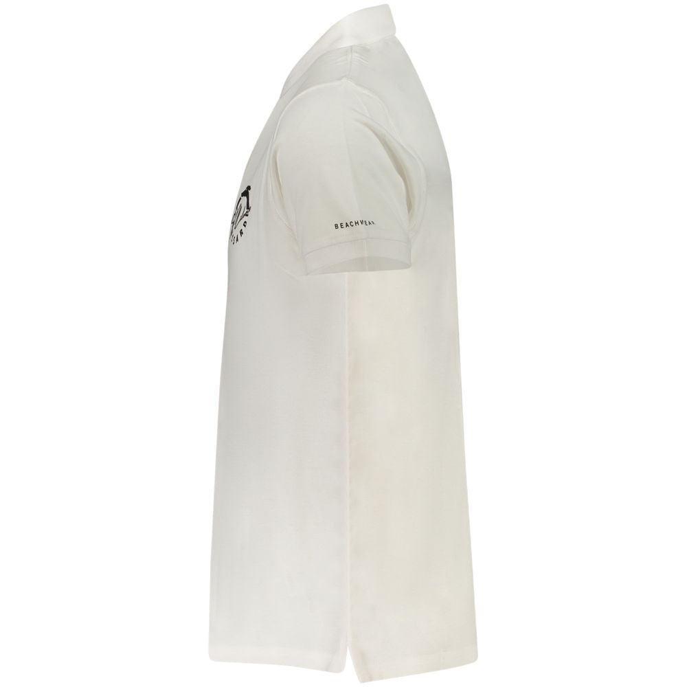 Trussardi Weißes Poloshirt aus Baumwolle für Herren