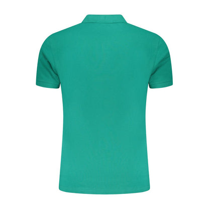 Cavalli Class Grünes Poloshirt aus Baumwolle für Herren