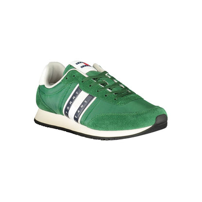 Tommy Hilfiger – Grüne Polyester-Sneaker für Herren