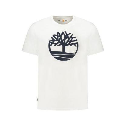 Timberland – Weißes Baumwoll-T-Shirt für Herren