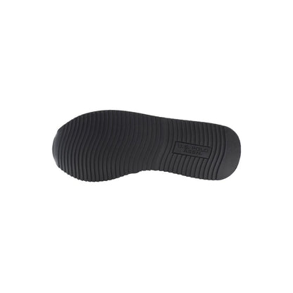 حذاء رياضي رجالي من البوليستر أسود من يو إس بولو أسن