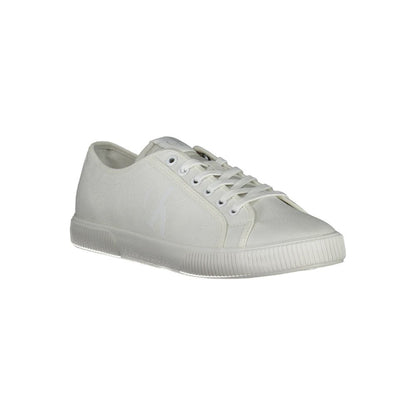 Calvin Klein Herren-Sneaker aus Polyester, weiß