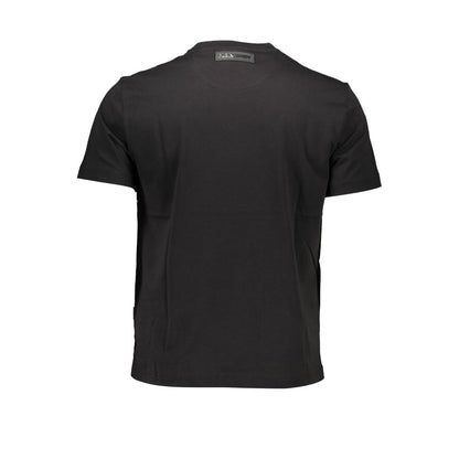 Plein Sport Schwarzes Baumwoll-T-Shirt für Herren