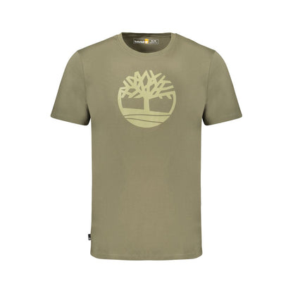 Timberland – Grünes Baumwoll-T-Shirt für Herren