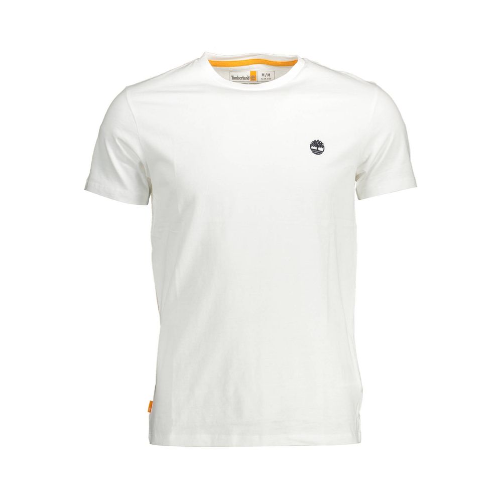 Timberland – Weißes Herren-T-Shirt aus Bio-Baumwolle