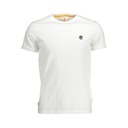 Timberland – Weißes Herren-T-Shirt aus Bio-Baumwolle