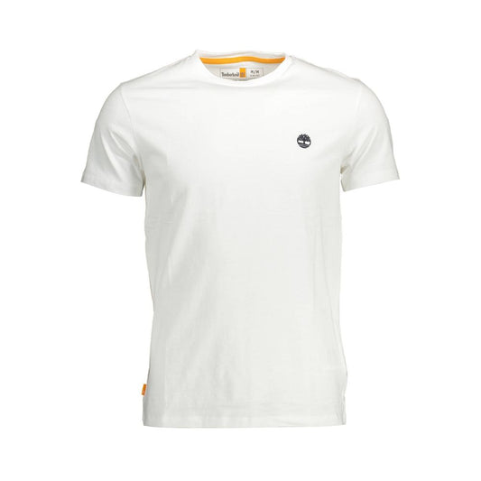 Timberland – Weißes Herren-T-Shirt aus Bio-Baumwolle