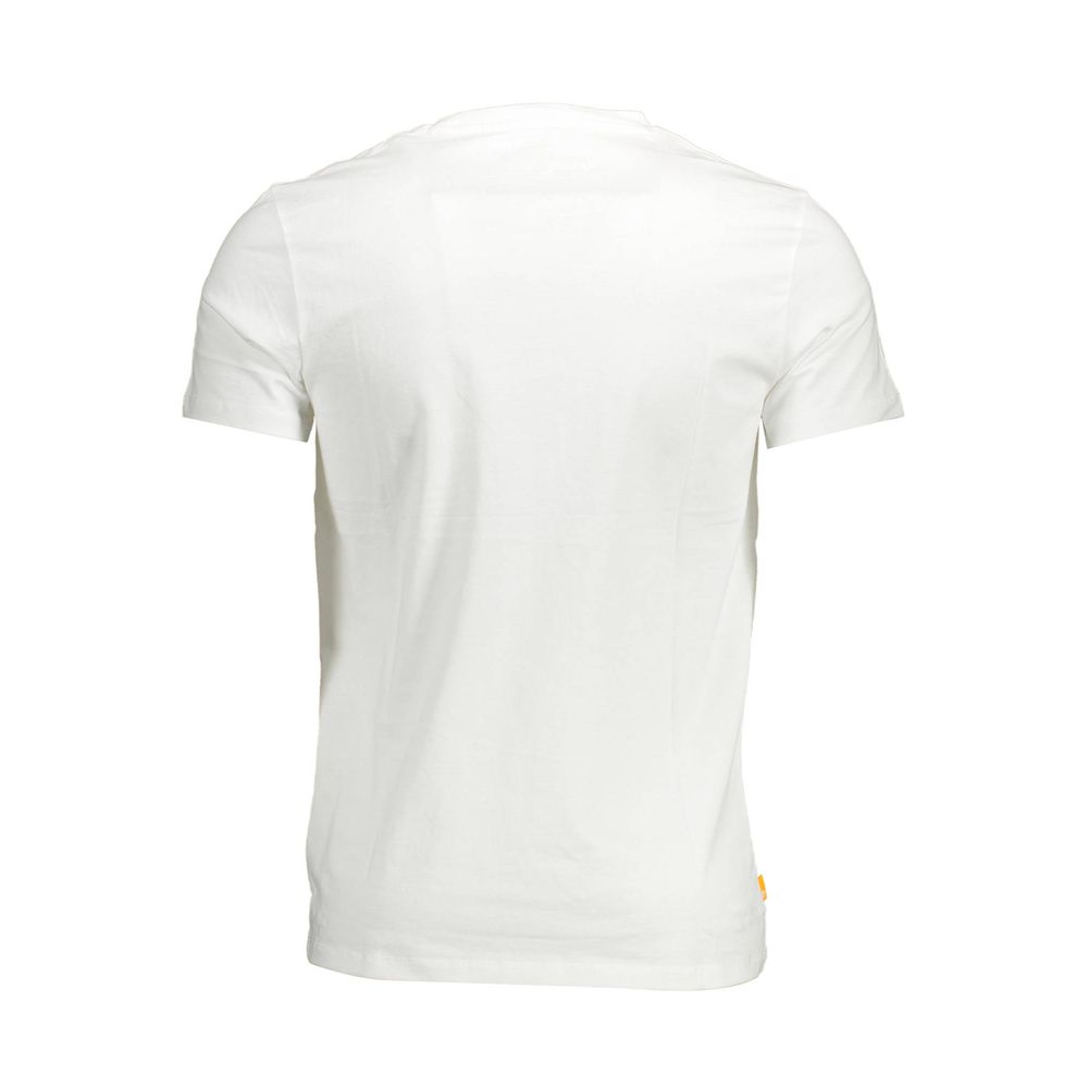 Timberland – Weißes Herren-T-Shirt aus Bio-Baumwolle
