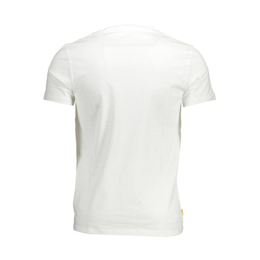 Timberland – Weißes Herren-T-Shirt aus Bio-Baumwolle