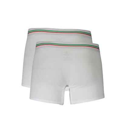 Aeronautica Militare Herren-Boxershorts aus weißer Baumwolle