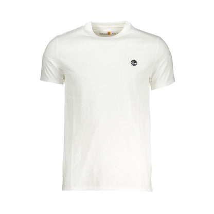 Timberland – Weißes Baumwoll-T-Shirt für Herren