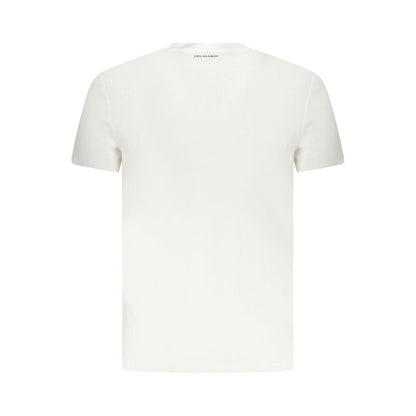 Trussardi Weißes Baumwoll-T-Shirt für Herren