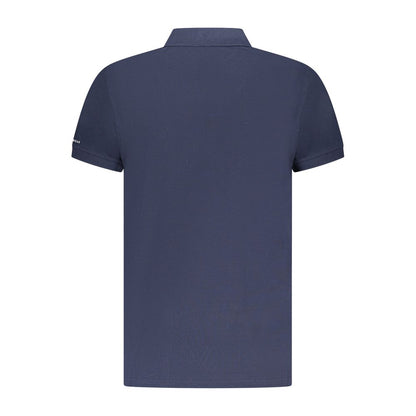 Blaues Herren-Poloshirt aus Trussardi-Baumwolle