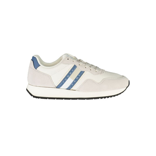 Tommy Hilfiger – Weiße Leder-Sneaker für Herren