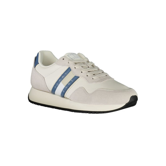 Tommy Hilfiger – Weiße Leder-Sneaker für Herren