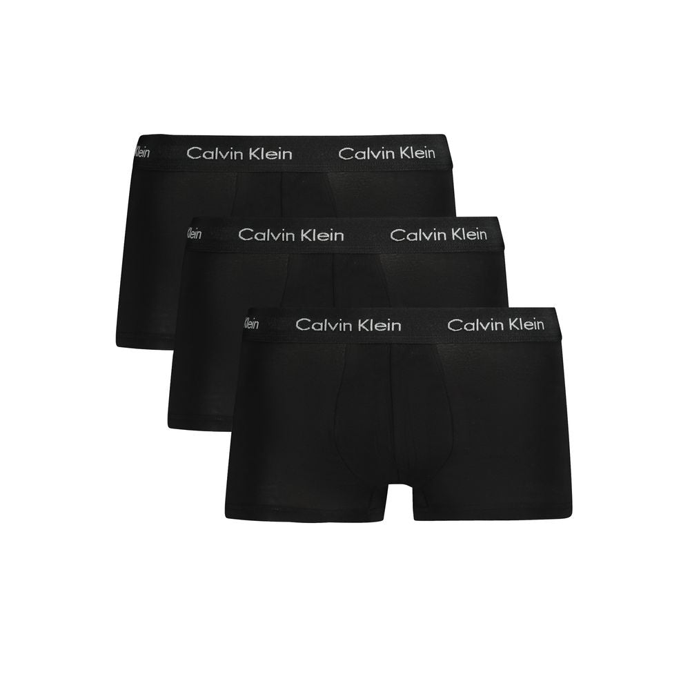 Calvin Klein Herren-Boxershorts aus schwarzer Baumwolle