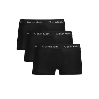 Calvin Klein Herren-Boxershorts aus schwarzer Baumwolle