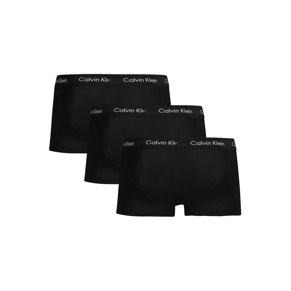 Calvin Klein Herren-Boxershorts aus schwarzer Baumwolle