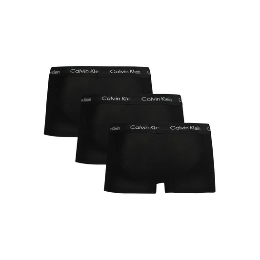 Calvin Klein Herren-Boxershorts aus schwarzer Baumwolle