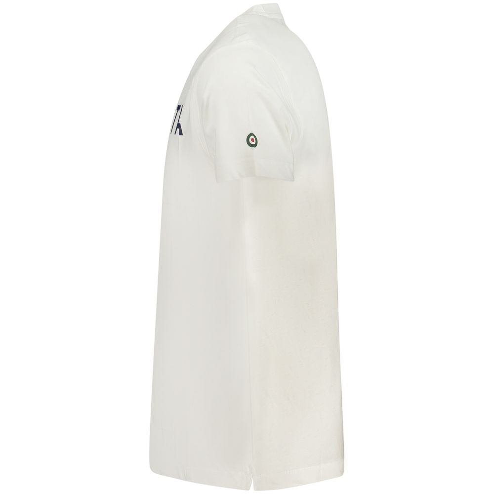 Armata Di Mare Weißes Herren-T-Shirt aus Baumwolle