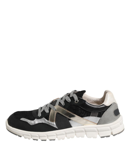 Dolce &amp; Gabbana – Mehrfarbige Wildleder-Sneaker für Herren