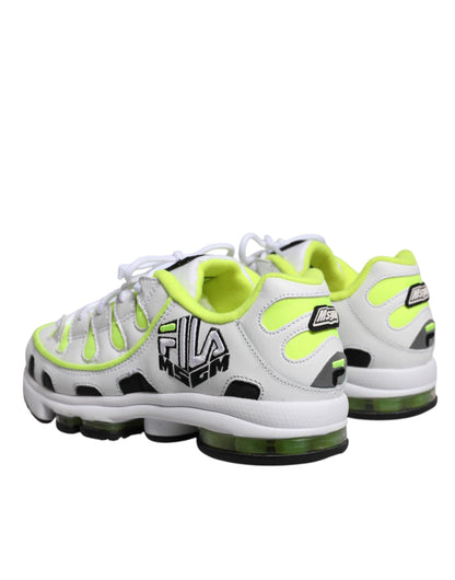 MSGM Mehrfarbige Low-Top-Turnschuhe mit Schnürung