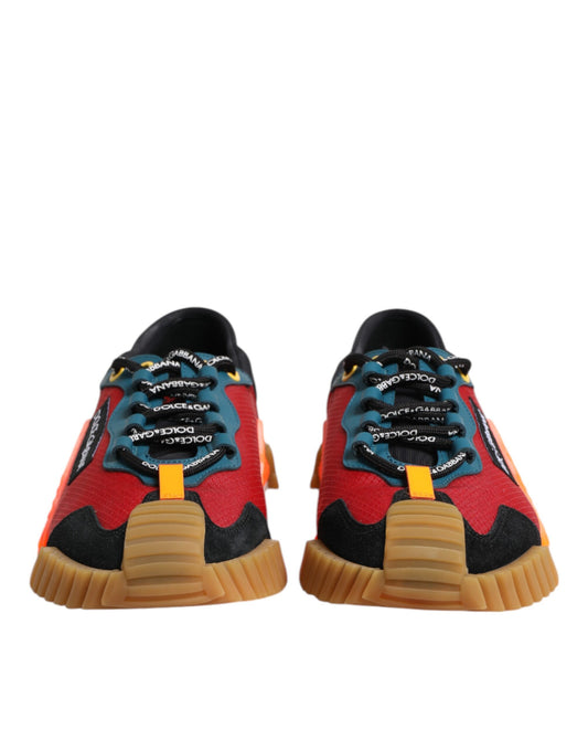 Dolce & Gabbana Multicolor Logo Low Top NS1 Sneakers Shoes