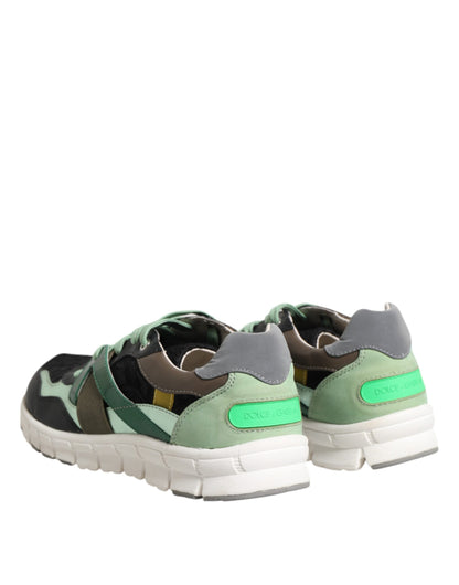 Dolce &amp; Gabbana Mehrfarbige Schnürschuhe mit niedrigem Oberteil