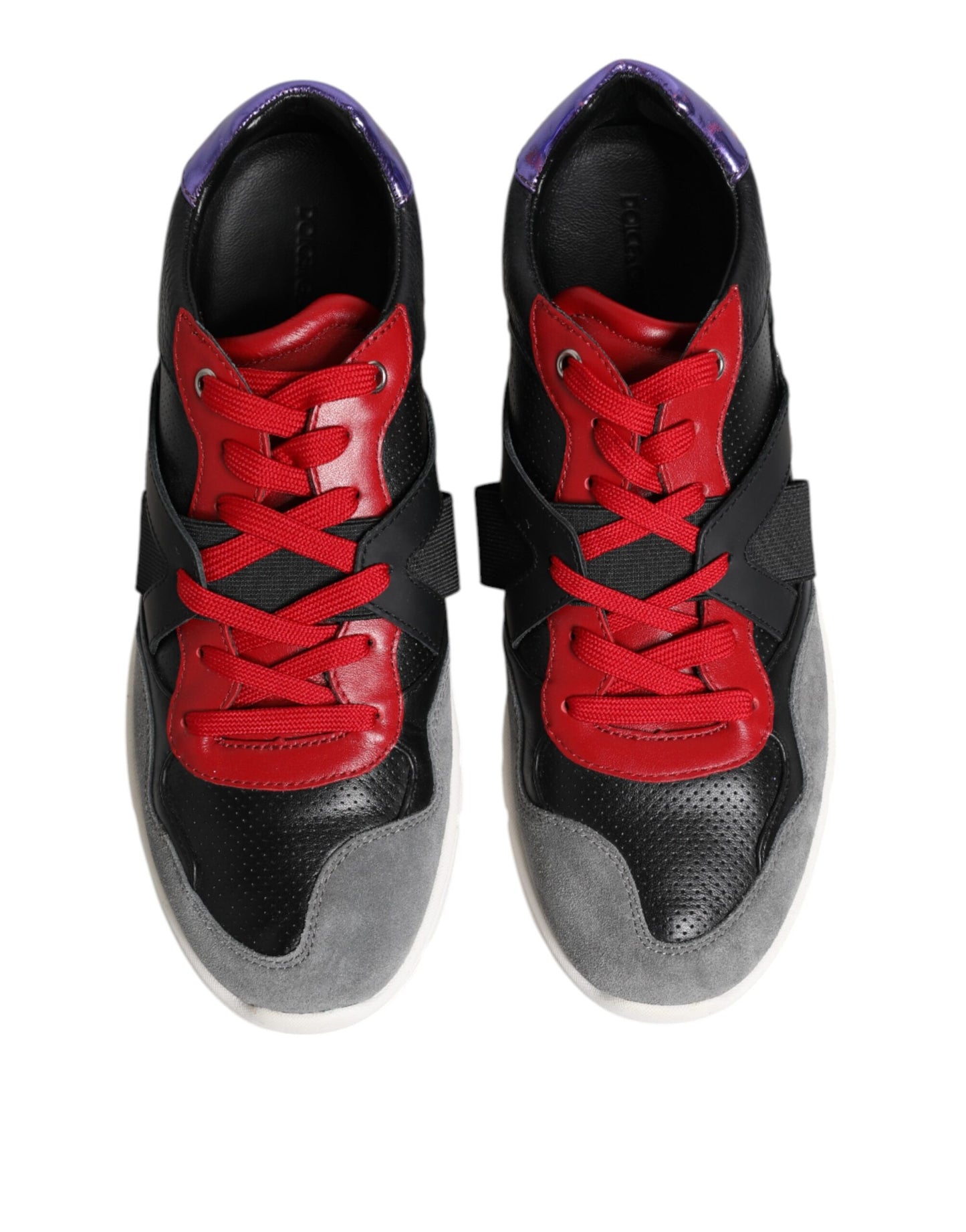 Dolce &amp; Gabbana Mehrfarbige Schnürschuhe mit niedrigem Oberteil für Herren