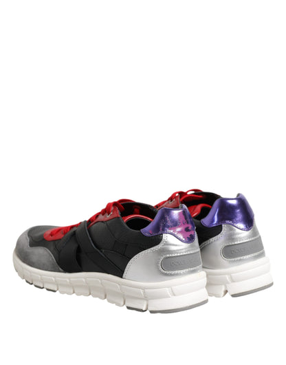 Dolce &amp; Gabbana Mehrfarbige Schnürschuhe mit niedrigem Oberteil für Herren