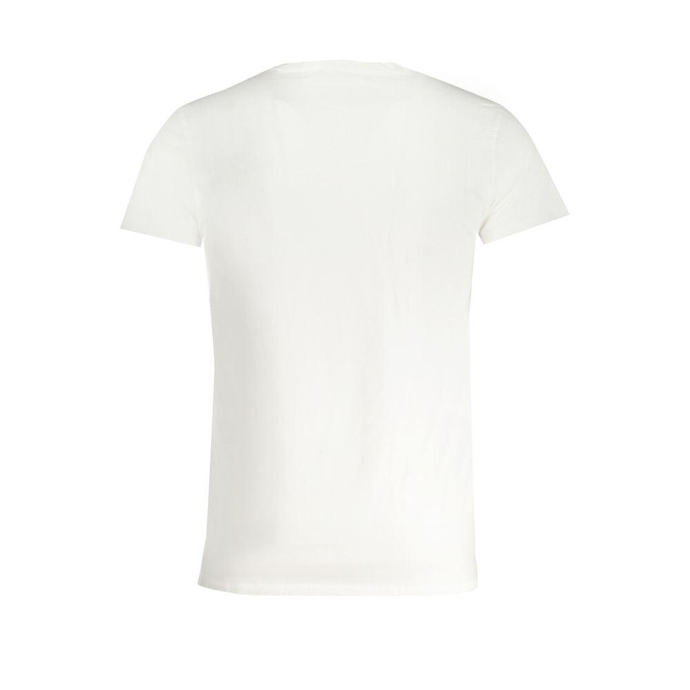 Weißes Baumwoll-T-Shirt von Trussardi