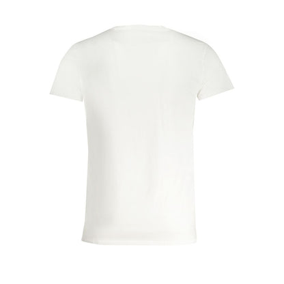 Weißes Baumwoll-T-Shirt von Trussardi
