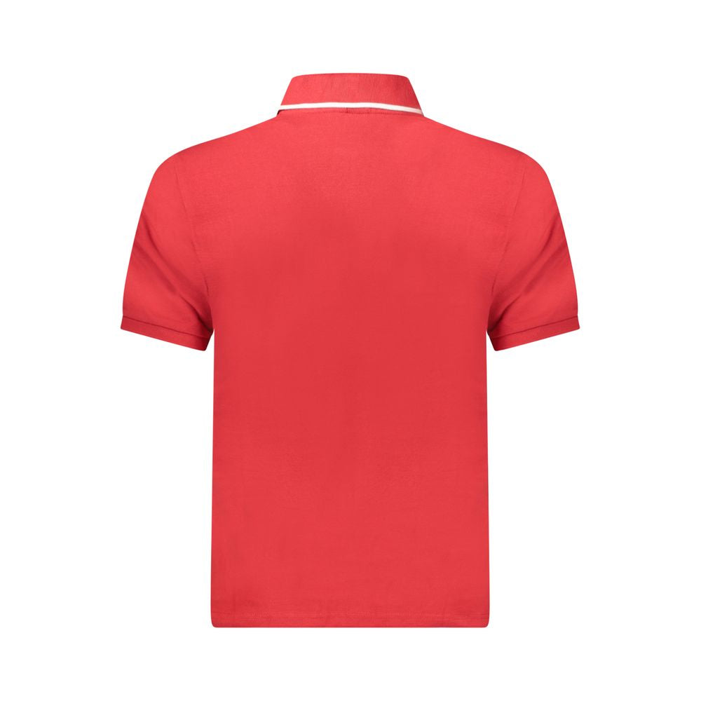 North Sails Herren-Poloshirt aus roter Baumwolle