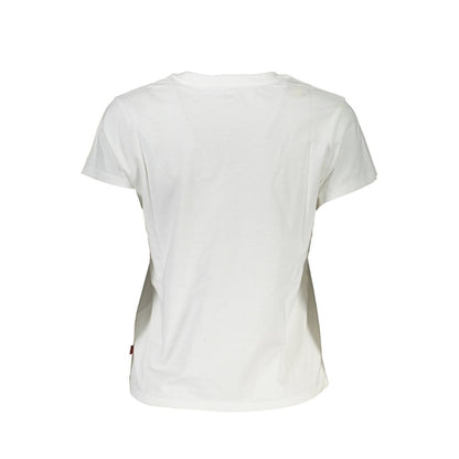 Levi's – Weißes Baumwoll-T-Shirt für Damen