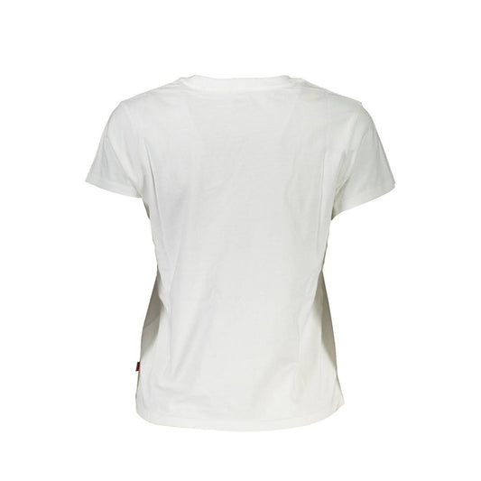 Levi's – Weißes Baumwoll-T-Shirt für Damen