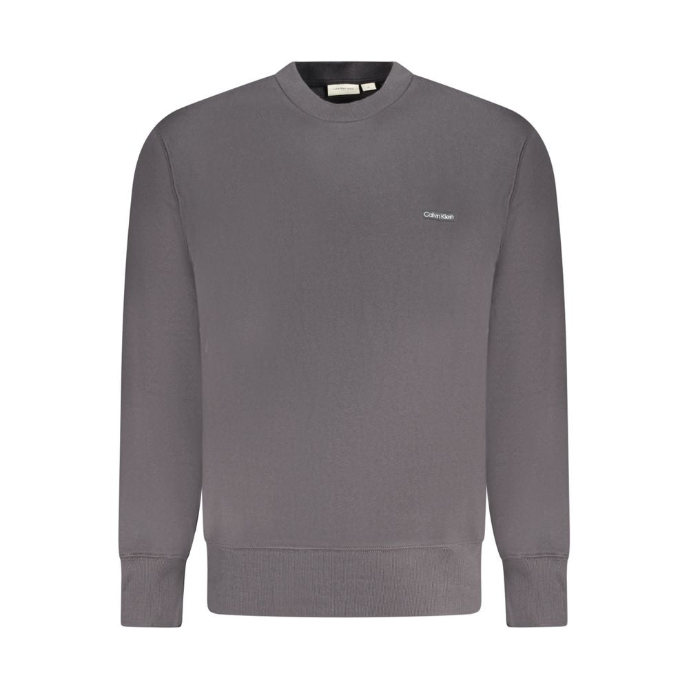 Calvin Klein Herrenpullover aus schwarzer Baumwolle