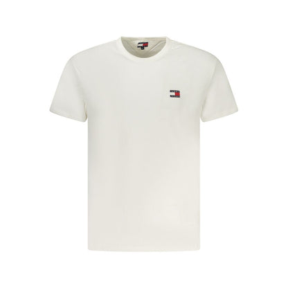 Tommy Hilfiger – Weißes Baumwoll-T-Shirt für Herren