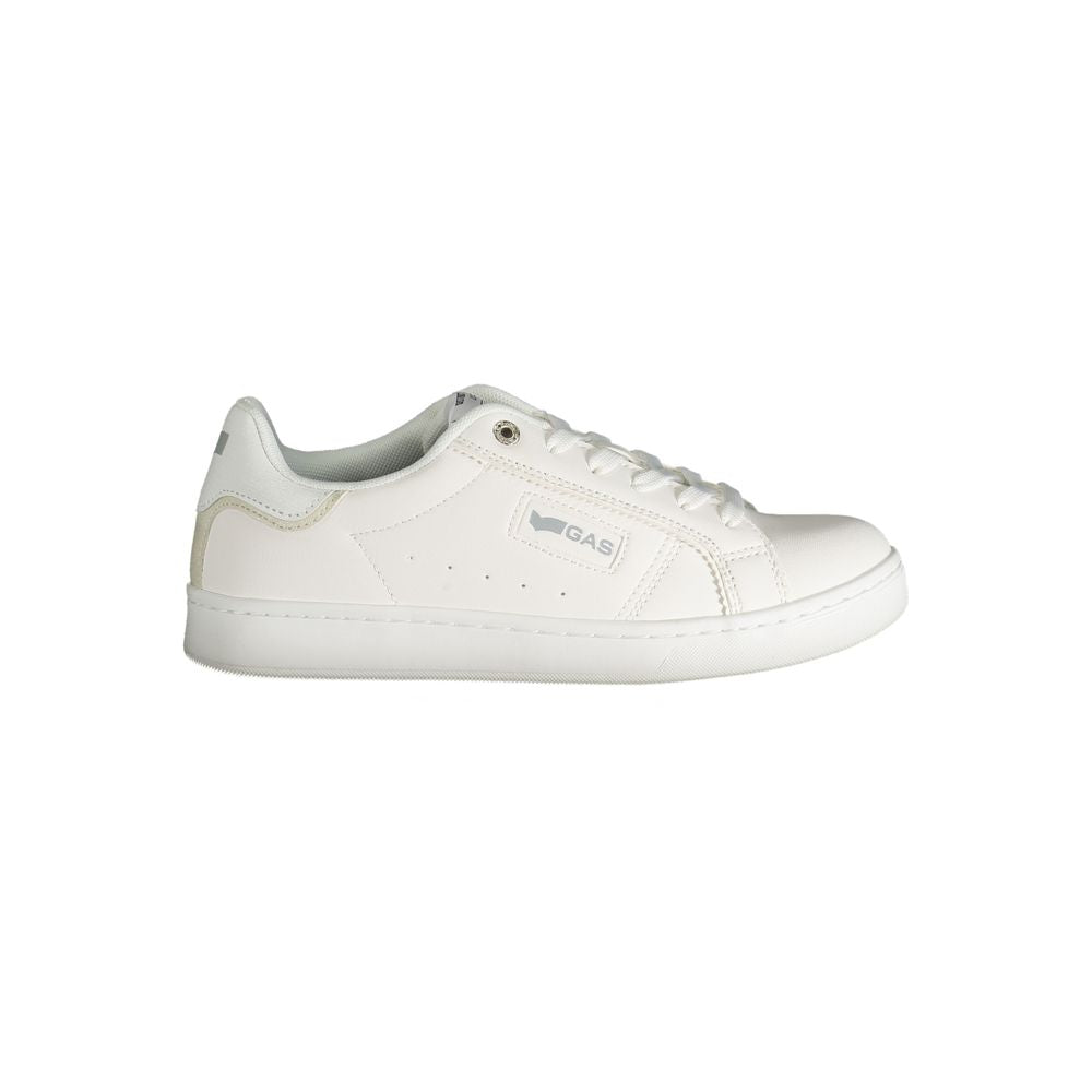 Gas Weiß Polyester Damen Sneaker