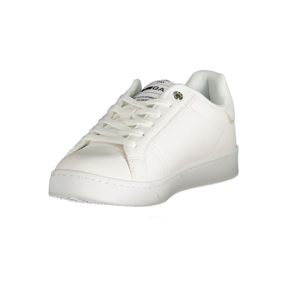 Gas Weiß Polyester Damen Sneaker